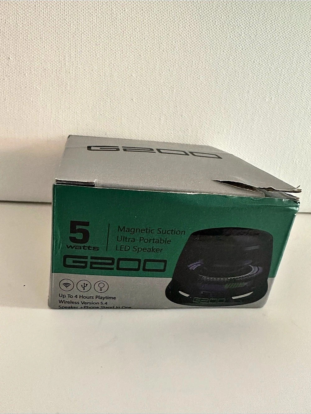 G2OO G200 Magnetic Suction Portable LED Speaker